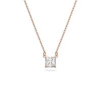 Swarovski Halskette Attract Rosévergoldet mit weißem Swarovski-Kristall