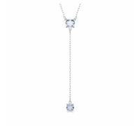 Swarovski Attract Kollektion Halskette, Rundschliff, Rhodiniert
