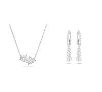 Swarovski Attract Soul Halskette, Herz, Weiss, Rhodiniert