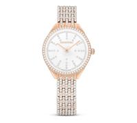 Swarovski Attract Uhr, Schweizer Produktion, Metallarmband, Roséfarben, Roségoldfarbenes Finish