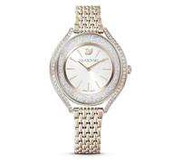 Swarovski Damen Uhr 5519456 Crystalline Aura, Metallarmband, goldfarben, champagne vergoldetes PVD-Finish