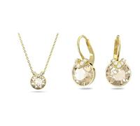 Swarovski Bella Halskette & Ohrringe Kollektion, rosa