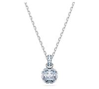 Swarovski Birthstone Anhänger, Kissenschliff, März, Blau, Rhodiniert