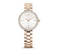 Swarovski Certa Uhr, Schweizer Produktion, Metallarmband, Goldfarben, Champagne-vergoldetes Finish
