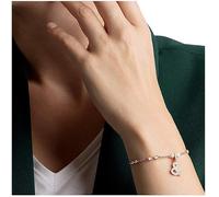 Swarovski Charm Anhänger Remix Alphabet & Weiß, Roségold-Legierungsschicht 544...