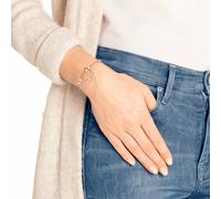 Swarovski Charm Unisex Buchstabe X Roségold-Pavé 5440510