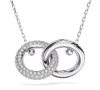 Swarovski Charms - Dextera pendant, Interlocking loop, Rhodium plated - Gr. unisize - in Weiß - für Damen