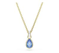 Swarovski Anhänger Chroma Tropfenschliff Blau 18K goldbeschichtet OS
