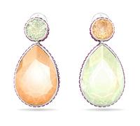 Swarovski, Chroma Clip Earrings, Mehrfarbig, One Size
