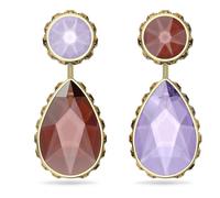 Swarovski Chroma Drop-Ohrhänger für Damen, Asymmetrisches Design, Mehrfarbig, 56...