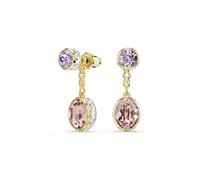 Chroma Drop-Ohrhänger, Verschiedene Schliffe, Mehrfarbig, Goldlegierungsschicht OS