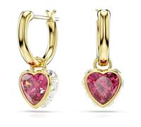 Swarovski 5684760 Ohrring Ohrringe zum Klipsen Metall Gold, Rot
