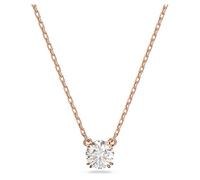 Swarovski Constella Anhänger, Rosé Vergoldete Damenhalskette mit Klaren Swarovski Kristallen