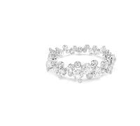 Swarovski Constella Weiches Armband, Weiß, Rhodium glänzend