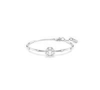 Swarovski Constella Armreif, Rundschliff, Dancing Stone, Weiß, Rhodiniert