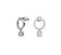 Swarovski Ohrstecker 5563278 Attract Circle, weiss, rhodiniert