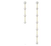Swarovski Ohrringe - Constella drop Asymmetrical design Round cut Shiny - Gr. unisize - in Weiß - für Damen