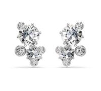 Paar Ohrstecker SWAROVSKI "Schmuck Geschenk Constella Ohrringe", silber (metallfarben, kristallweiß, kristallweiß), Ohrringe, Damen, Metall, mit Swarovski Kristall, Swarovski Zirkonia (synth.) (691829