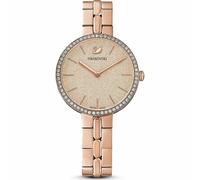 Swarovski Cosmopolitan Uhr - Schweizer Eleganz in Rosa mit Roségoldfarbenem Meta...