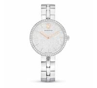 Swarovski Cosmopolitan Uhr, Schweizer Produktion, Metallarmband, Silberfarben, Edelstahl