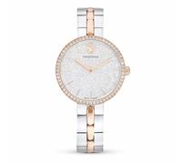 Swarovski Cosmopolitan Uhr, Schweizer Produktion, Metallarmband, Silberfarben, Metallmix