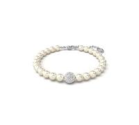 Swarovski Creativity Anhänger, Rund, Weiss, Rhodiniert