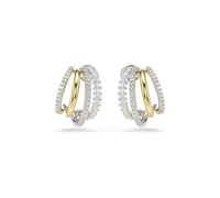 Hyperbola Kreolen, Verschiedene Schliffe, Mini, Weiß, Metallmix