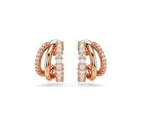 Hyperbola Kreolen, Verschiedene Schliffe, Mini, Weiß, Roségold-Legierungsschicht