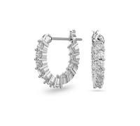 Swarovski Creolen 5562126 Vittore Mini, weiss, rhodiniert