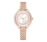 Swarovski Crystalline Aura Uhr, Schweizer Produktion, Metallarmband, Roséfarben, Roségoldfarbenes Finish