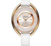 Swarovski Crystalline Oval Armbanduhr für Frauen, Edelstahl, Metallarmband