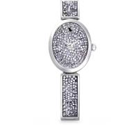 Swarovski Crystal Rock Oval Uhr - Silber / 20mm / Kristallfarben