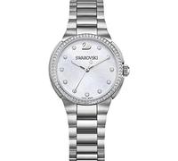 Swarovski Damen-Armbanduhr Analog One Size, perlmutt, silber