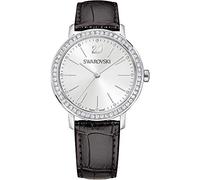 Swarovski Damen-Armbanduhr Analog One Size, Silberfarben, Braun