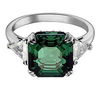 Swarovski Damen-Damenring ATTRACT Metall Swarovski-Kristall 58, Silber 32010481