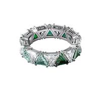 Swarovski Damen-Damenring Metall Kristall 50 Grün 32016358
