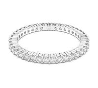 Swarovski Damen-Damenring Metall Swarovski-Kristall 60 Silber 32023783