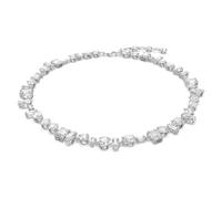 Swarovski Damen Halskette Gema Verschiedene Schliffe, Weiß, Rhodiniert 5639327