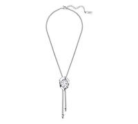 Swarovski Damen-Halskette Platiniert Kristall transparent Ovalschliff-5226173