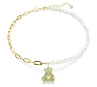 Swarovski Damen-Halskette Teddy vergoldet 5669162, Gold, Goldfarben