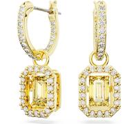 Swarovski Damen Ohrhänger Una Drop-Ohrhänger, Oktagon-Schliff,