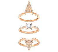 Swarovski Damen-Stapelring Edelstahl Kristall transparent Radiantschliff 5241272