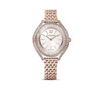 Swarovski Damen Uhr 5519459 Crystalline Aura, Metallarmband, roséfarben, rosé vergoldetes PVD-Finish