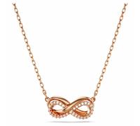 SWAROVSKI Damen Unendlichkeits Anhänger Weiß Rosegold HYPERBOLA 5684084