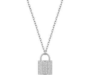 Swarovski Damenkette mit Anhänger Case, rhodiniert, transparentes Kristall, 50 cm - 5120620