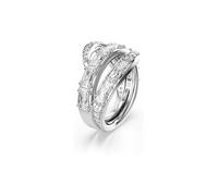 Vienna Ring, Verschiedene Schliffe, Schwan, Weiß, Rhodiniert 50-55