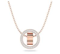 Swarovski Dextera Anhänger, Weiß, Roségold-Legierungsschicht