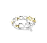 Dextera Armband, Rundschliff, T-Verschluss, Weiß, Metallmix L