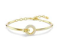 Swarovski Armreif Dextera – Rundschliff, Weiß, Goldlegierungsschicht – OS