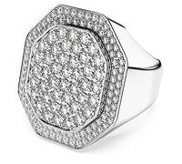 Swarovski Dextera Cocktailring, Rhodinierter Damenring mit Edlen Swarovski Kristallen